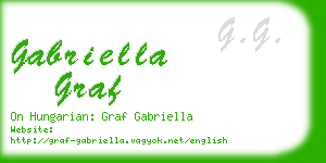 gabriella graf business card